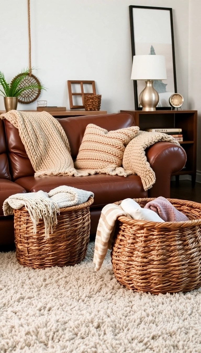 20 Stunning Living Room Ideas That'll Make You Want to Redecorate Today! - 16. Textured Layers