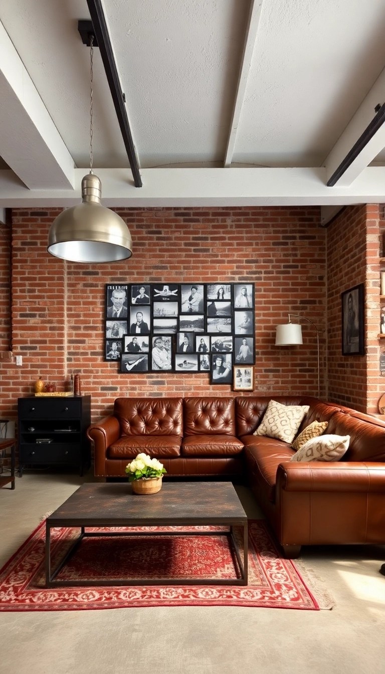 20 Stunning Living Room Ideas That'll Make You Want to Redecorate Today! - 4. Industrial Chic